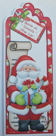 You're on Santa's Nice List - Large Dl by Eunice Roberts