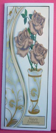 Golden Roses with Love Large Dl Step by Step by Eunice Roberts