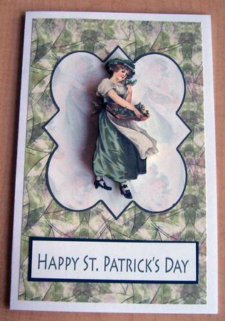 Pretty Irish Girl for St Patrick's Day by Eunice Roberts