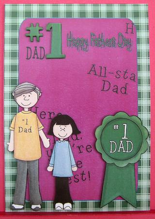 Happy Fathers Day No 1 Dad 9 by Eunice Roberts