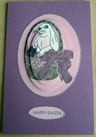 2 Card Easter Pyramid or Step by Step by Eunice Roberts