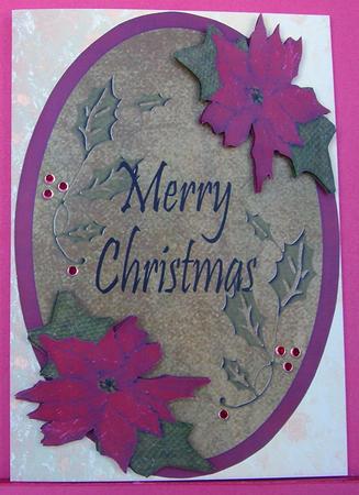 Oval Poinsettia by Eunice Roberts