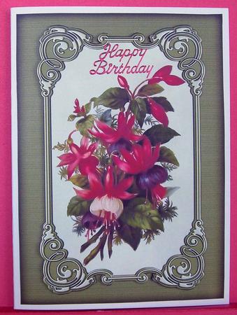 Frame and Flower to Decoupage by Eunice Roberts