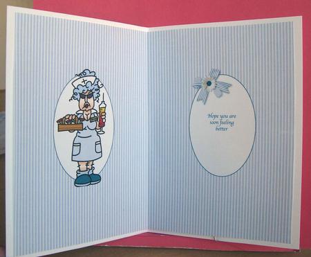Nurse Margaret Get Well Soon Insert by Eunice Roberts