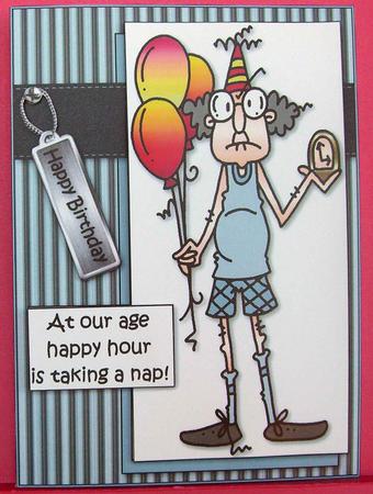 Gus Has a Nap for Happy Hour Quick Card by Eunice Roberts