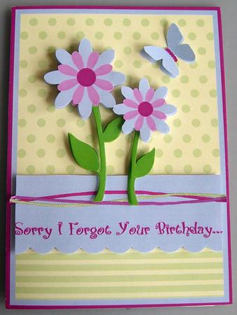Belated Birthday Flowers Step by Step by Eunice Roberts