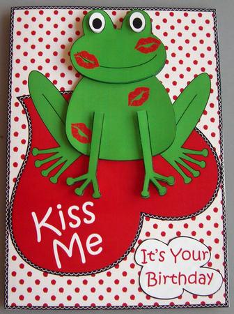 Kiss the Frog Decoupage 3 by Eunice Roberts