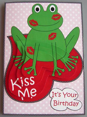 Kiss the Frog Pyramid (pink) by Eunice Roberts