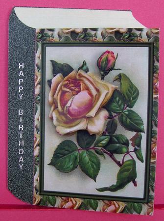 Rose Bouquet Book Card by Eunice Roberts