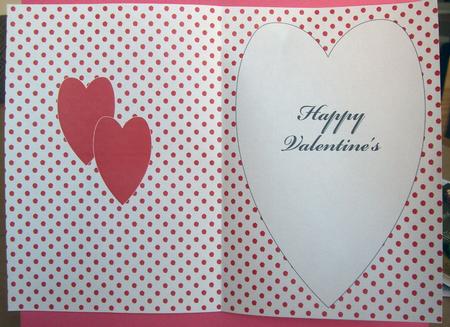 Happy Valentines Insert Red 2 by Eunice Roberts