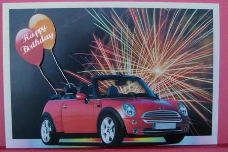 Mini Cooper Fireworks by Eunice Roberts
