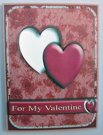 Two Hearts Valentine Quick Card by Eunice Roberts