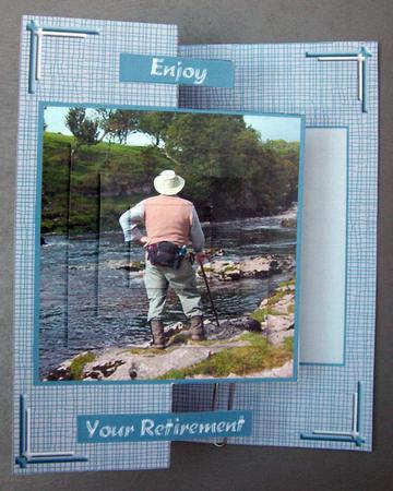 Walking the Riverbank Foldback Card by Eunice Roberts