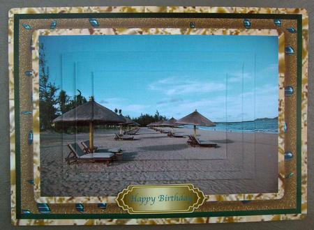 Vacation Pyramid Card by Eunice Roberts