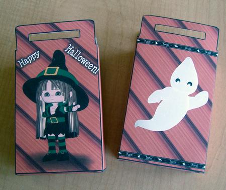 Halloween Witch and Ghost Bag by Eunice Roberts