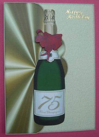 Champagne Bottle - 75 by Eunice Roberts