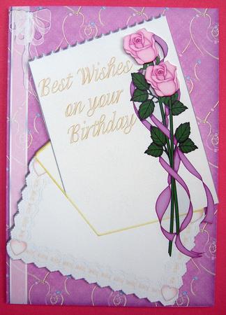 A Birthday Letter Quick Card by Eunice Roberts
