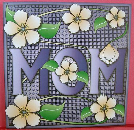 Mom with Oriental Flowers Topper by Eunice Roberts