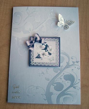Flowers with Diamonds Matching Vellum by Eunice Roberts