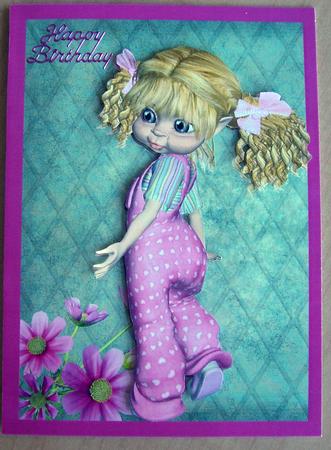 Little Girl in Pink by Eunice Roberts