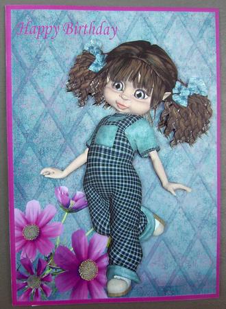Girl in Blue by Eunice Roberts