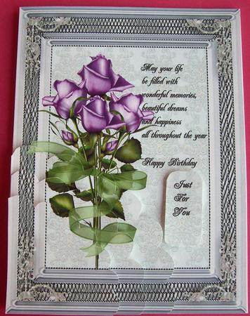 Lavender Rose Verse by Eunice Roberts