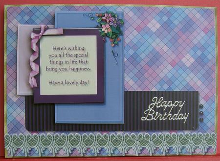 Have a Lovely Day Card Front by Eunice Roberts