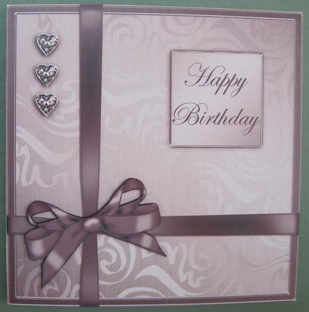 Elegant Flourish 8 x 8 Quick Card Topper by Eunice Roberts