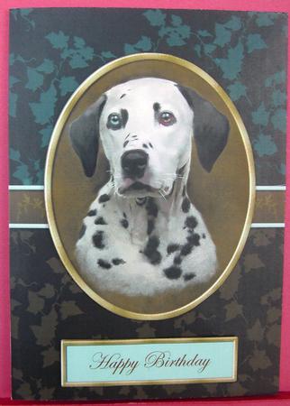 Spotted Companion Dalmation Dog A4 Topper Sheet by Eunice Roberts