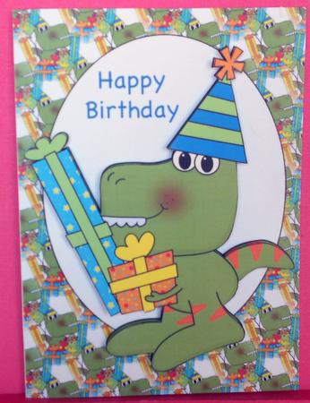 Dino Birthday Topper 1 by Eunice Roberts