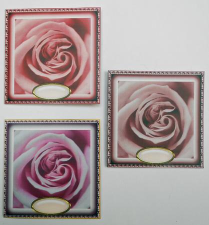 Rose 3 Mini Cards Set 1 by Eunice Roberts