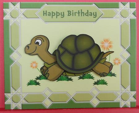 Happy Running Tortoise by Eunice Roberts