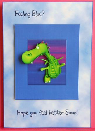 Feeling Blue Green Dragon? by Eunice Roberts