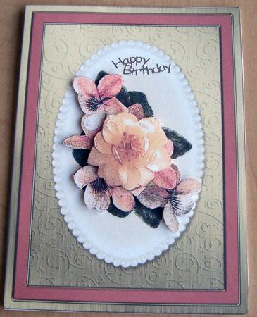 A4 Flowers & Pearls by Eunice Roberts