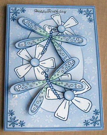 A4 Dreamy Dragonflies by Eunice Roberts