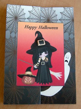 Happy Halloween Fold Back by Eunice Roberts