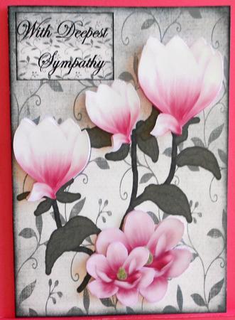 Deepest Sympathy Magnolias by Eunice Roberts