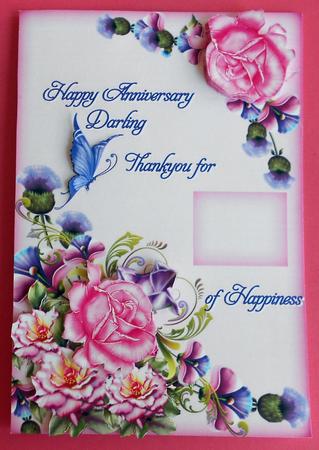 Happy Anniversary Roses by Eunice Roberts