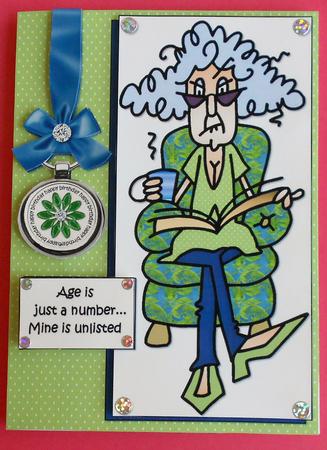 Stella Says Age is Just a Number Quick Card by Eunice Roberts