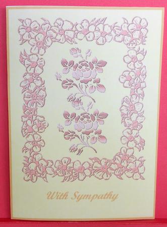 Sympathy Floral Card Fronts by Eunice Roberts