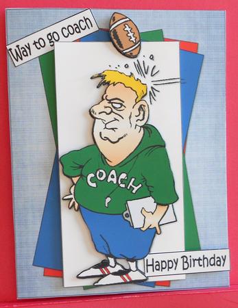 Happy Birthday Coach by Eunice Roberts
