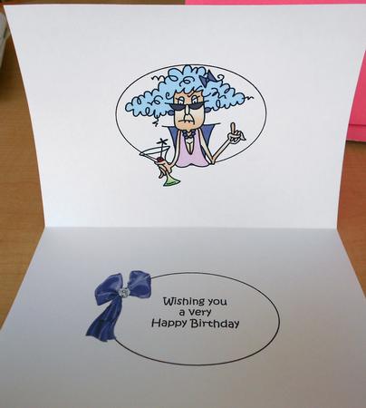 Stella Has Some Birthday Advice Insert by Eunice Roberts