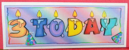 3 Today Candles by Eunice Roberts