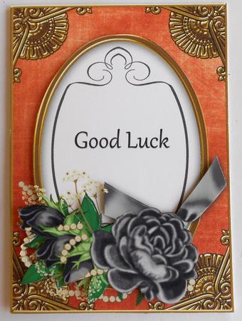 Black Rose Borange Good Luck Oval 7x5in Floral Step by Step by Eunice Roberts
