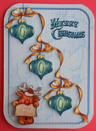 Xmas Baubles by Eunice Roberts