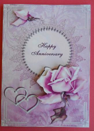 Romantique Roses Card Topper 2 by Eunice Roberts