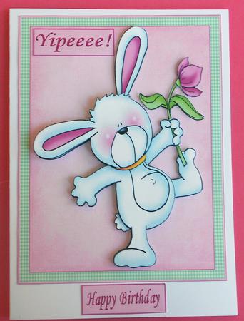 Happy Bunny by Eunice Roberts