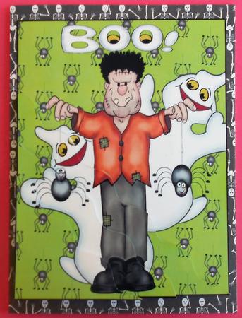 Frankie and Friends Halloween Side Stacker by Eunice Roberts