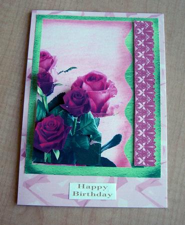 When Roses Will Only Do Happy Birthday by Eunice Roberts