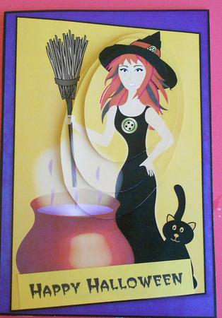 Halloween Witch by Eunice Roberts